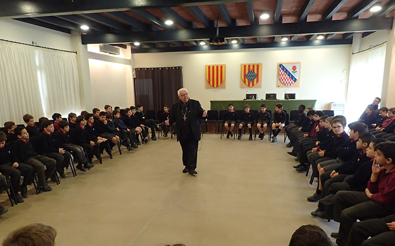 Visita del Sr. Bisbe de Girona a Bell-lloc