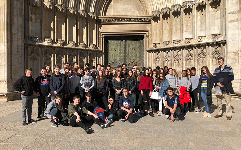 Alumnes de 4t d’ESO fan de guies per Girona