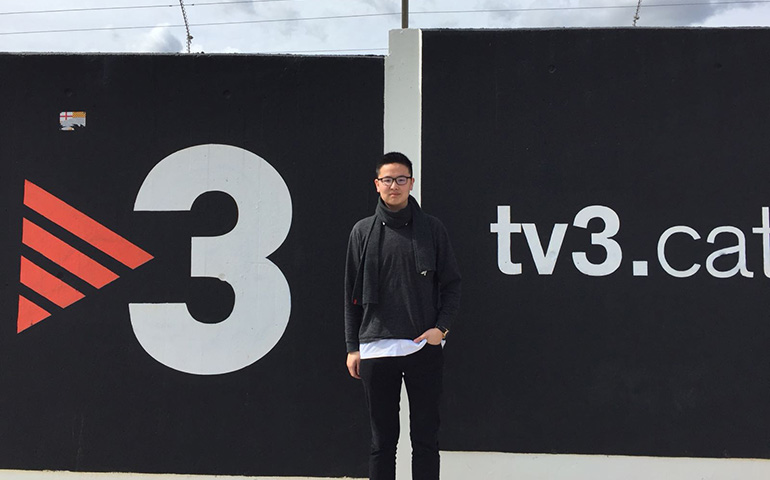 Long Li al  concurs d’oratòria de TV3