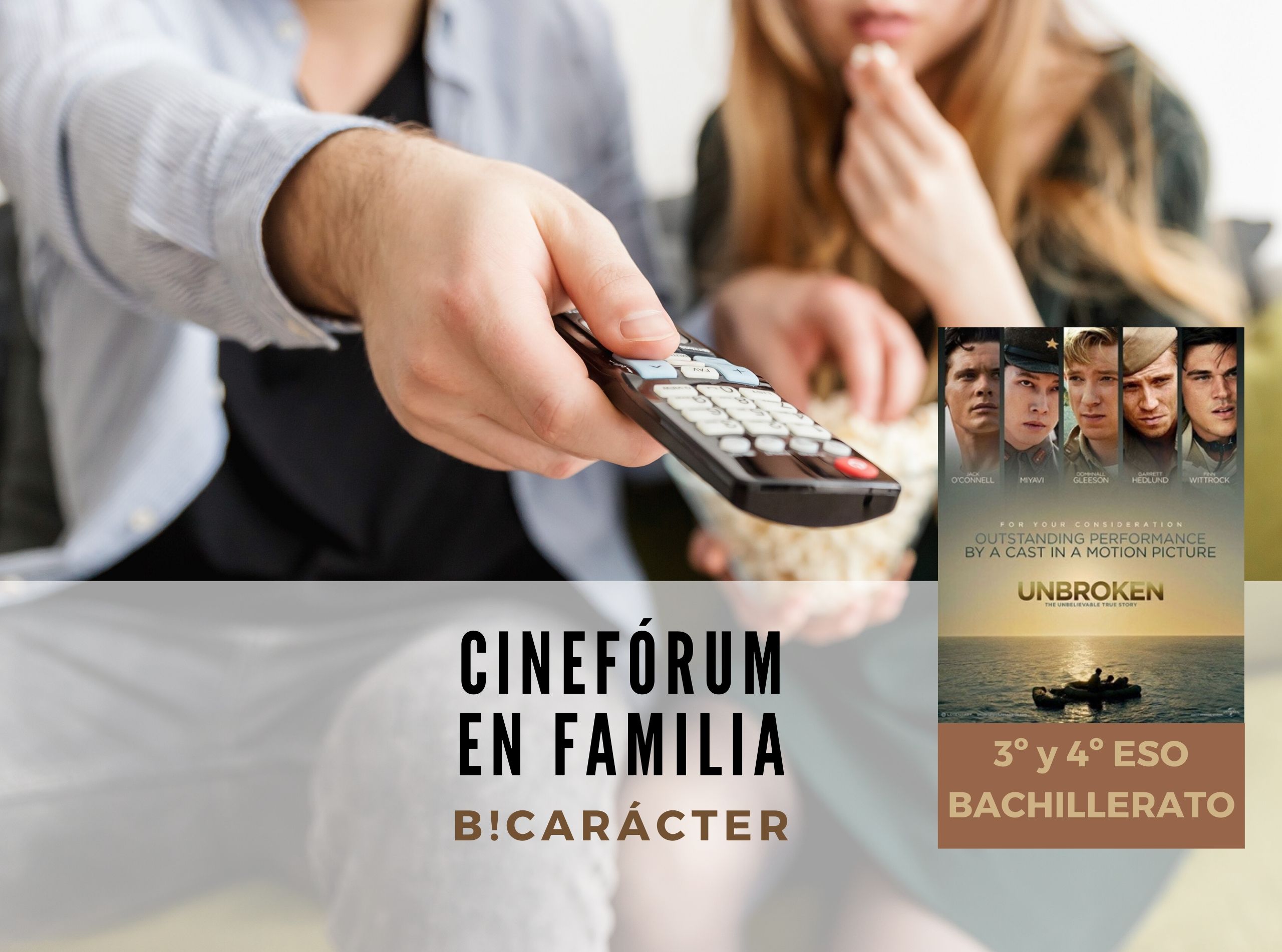 Cinefórum en familia para 3º y 4º de ESO y Bachillerato: Invencible (Unbroken)