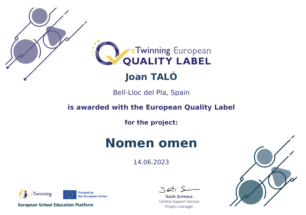 etwinning quality label